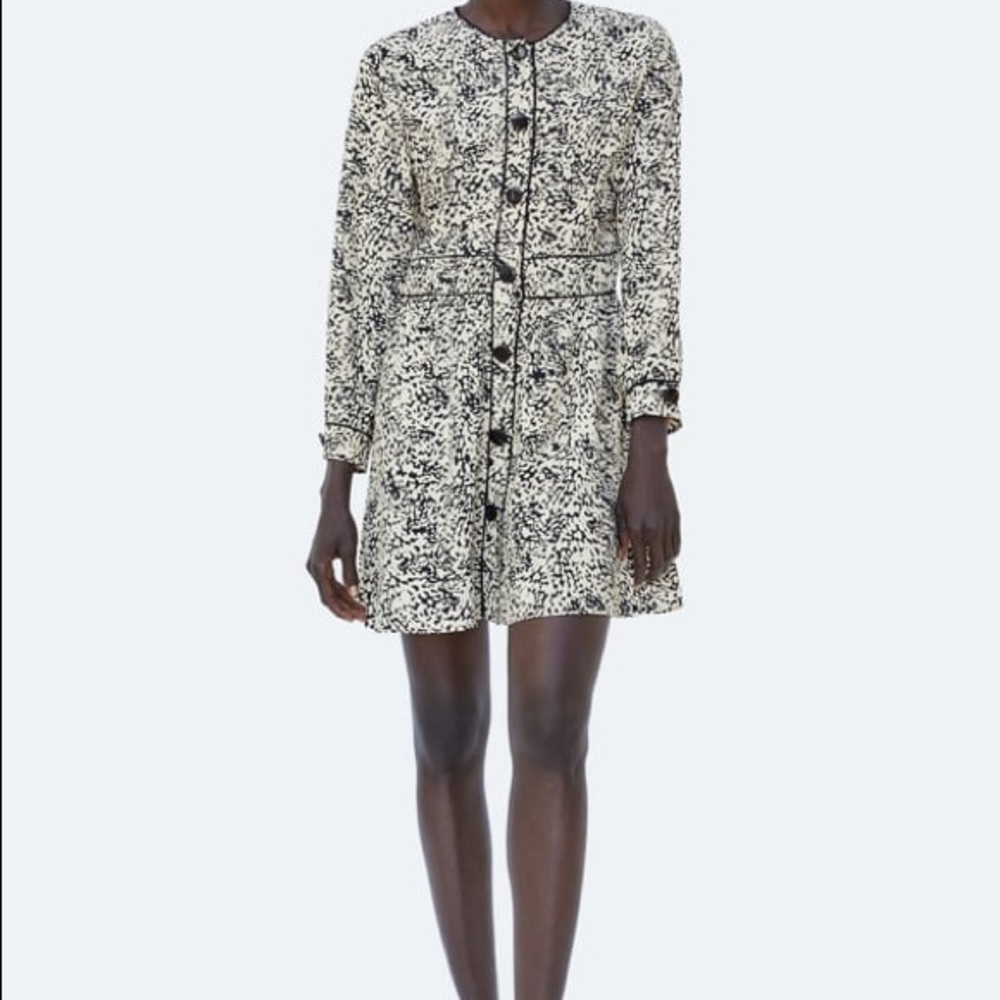 Zara print dress